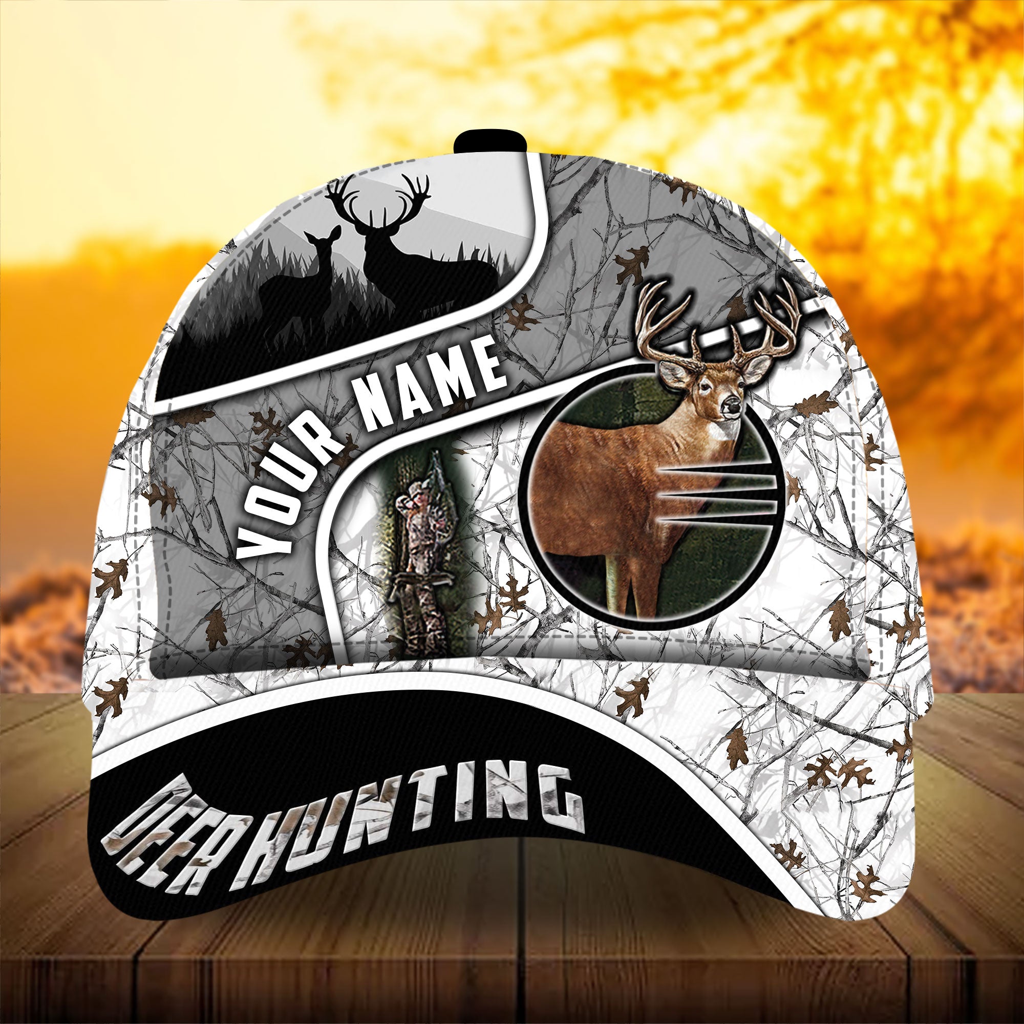 Premium Unique Deer Hunting Hats 3D Printed Multicolored Personalized Trucker Hats Custom Hats Gifts For Men & Women