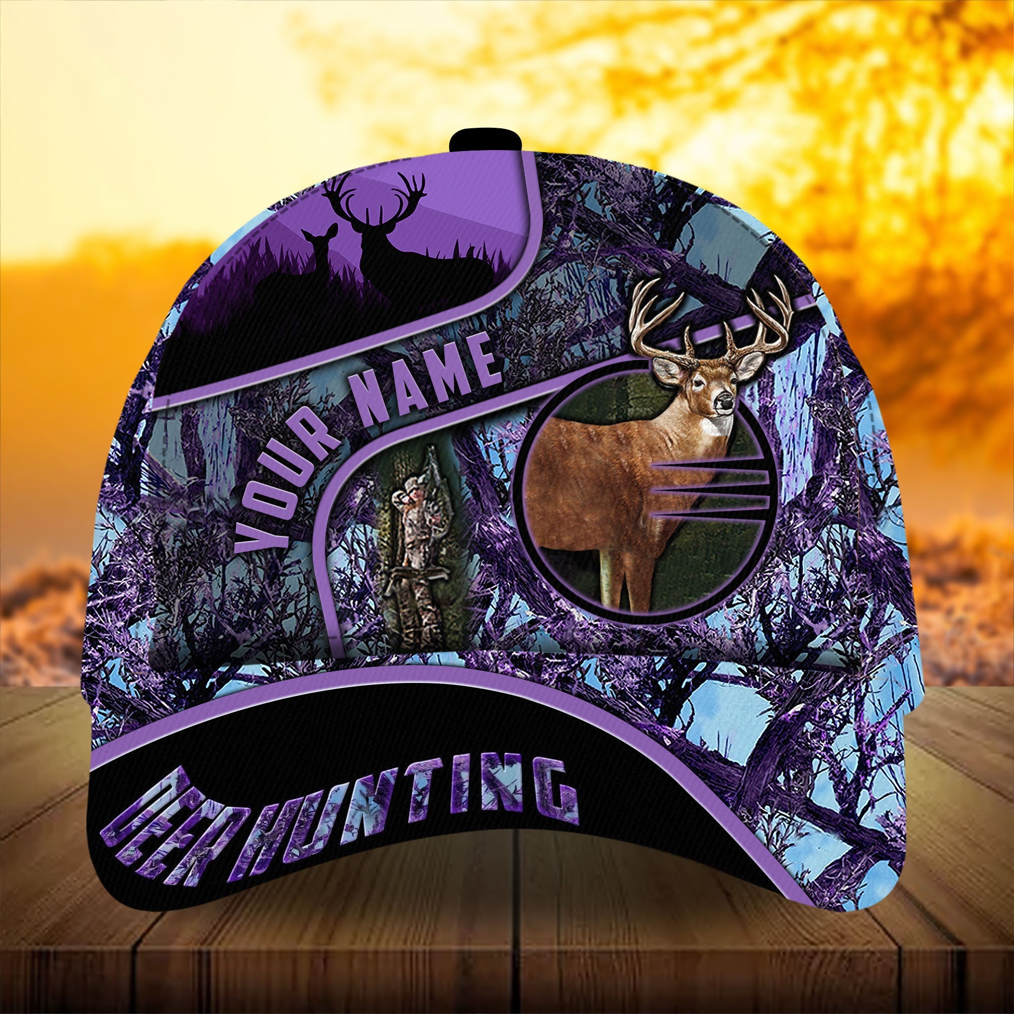Premium Unique Deer Hunting Hats 3D Printed Multicolored Personalized Trucker Hats Custom Hats Gifts For Men & Women