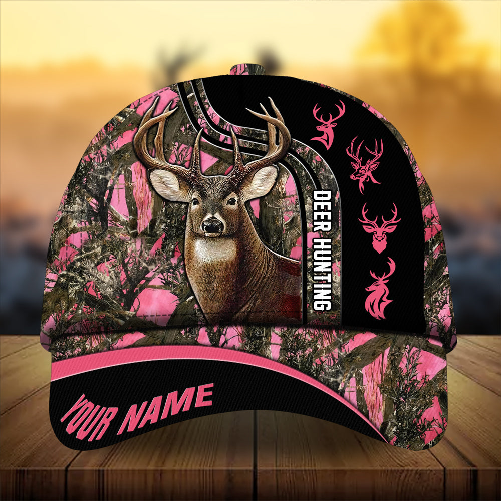 Premium Unique Deer Hunting Hats 3D Printed Multicolored Personalized Trucker Hats Custom Hats Gifts For Men & Women
