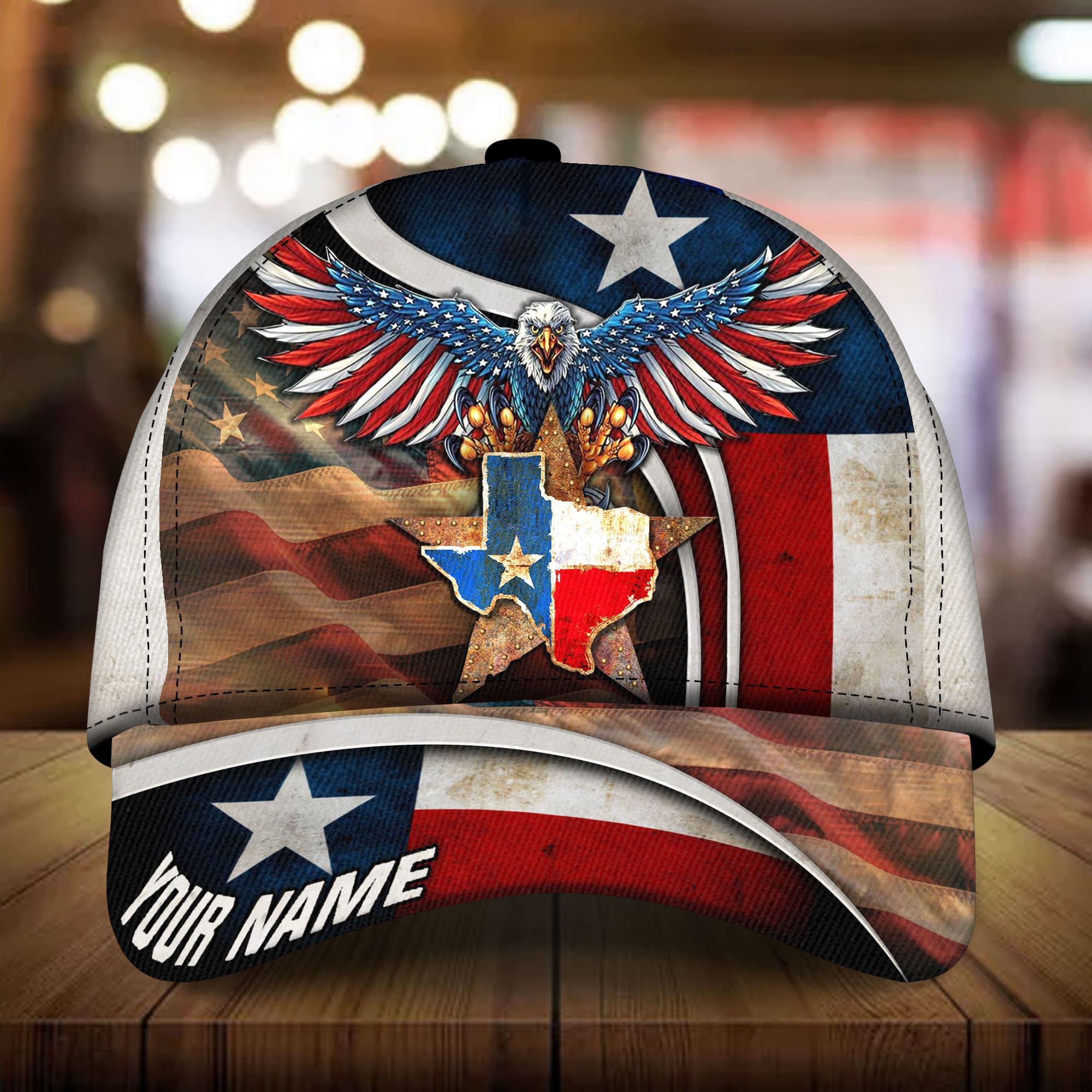 Premium Unique Eagle Texas Pride, Patriot Hat 3D Multicolor Personalized Trucker Hats Custom Hats Gifts For Men & Women
