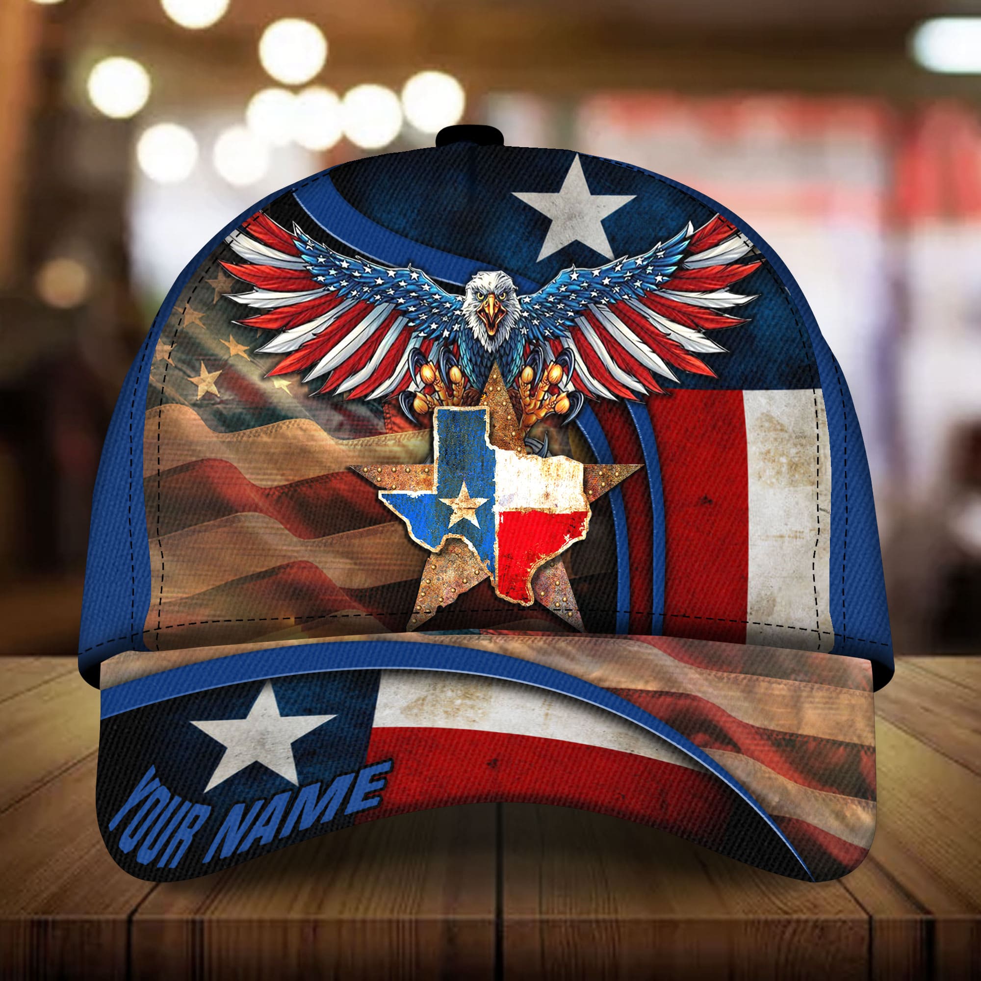 Premium Unique Eagle Texas Pride, Patriot Hat 3D Multicolor Personalized Trucker Hats Custom Hats Gifts For Men & Women