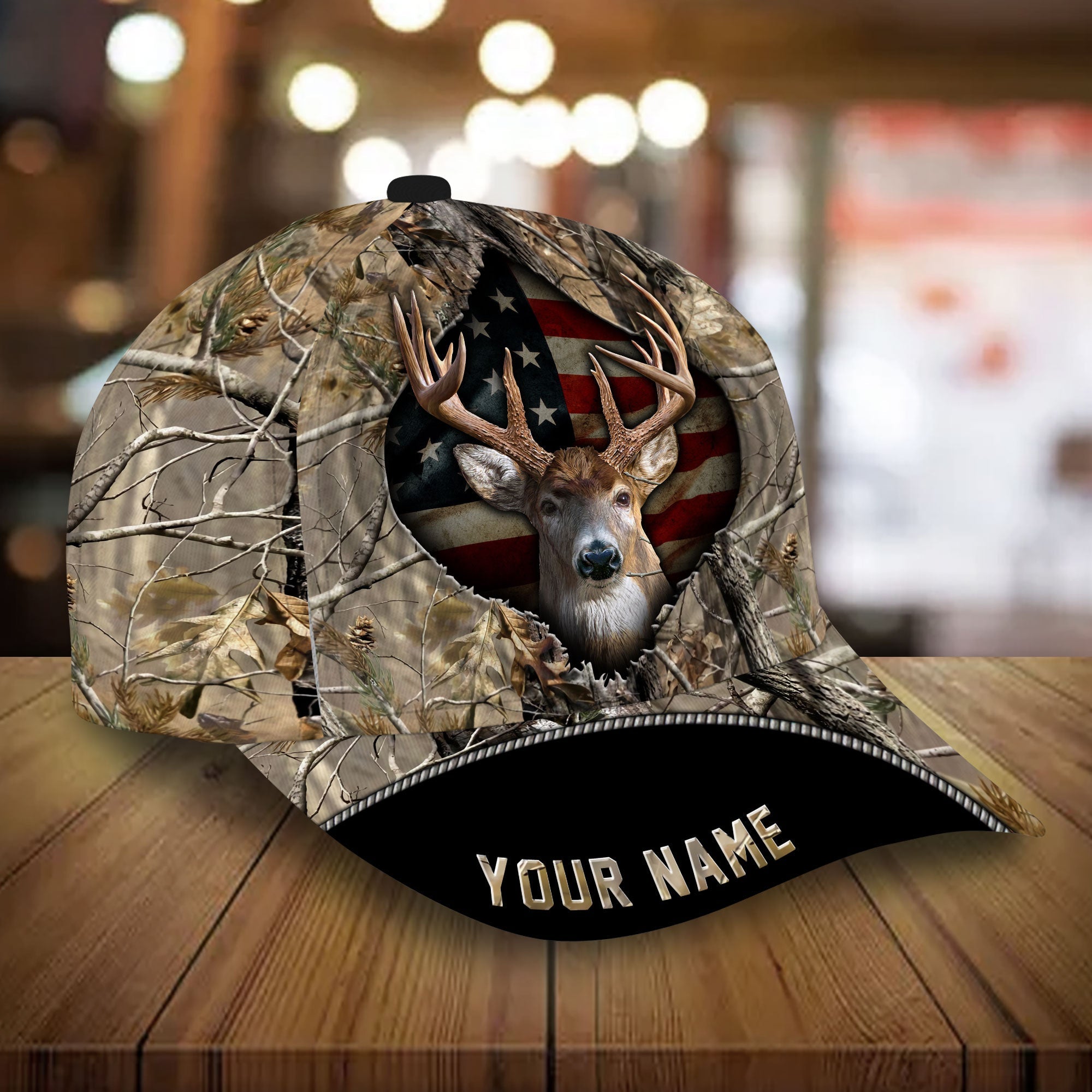 Premium Unique Gash Concept Deer Hunting Multicolored Cap Personalized Trucker Hats Custom Hats Gifts For Men & Women