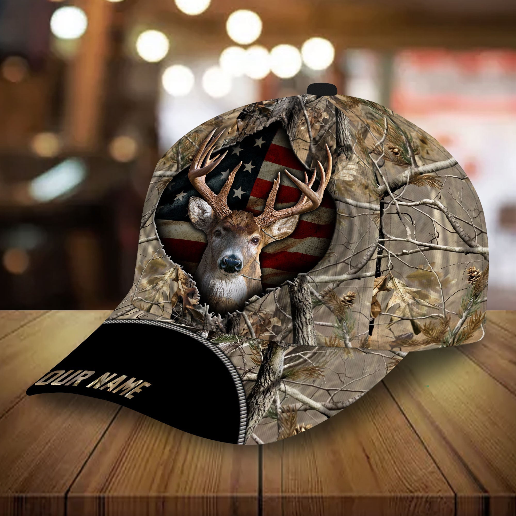 Premium Unique Gash Concept Deer Hunting Multicolored Cap Personalized Trucker Hats Custom Hats Gifts For Men & Women