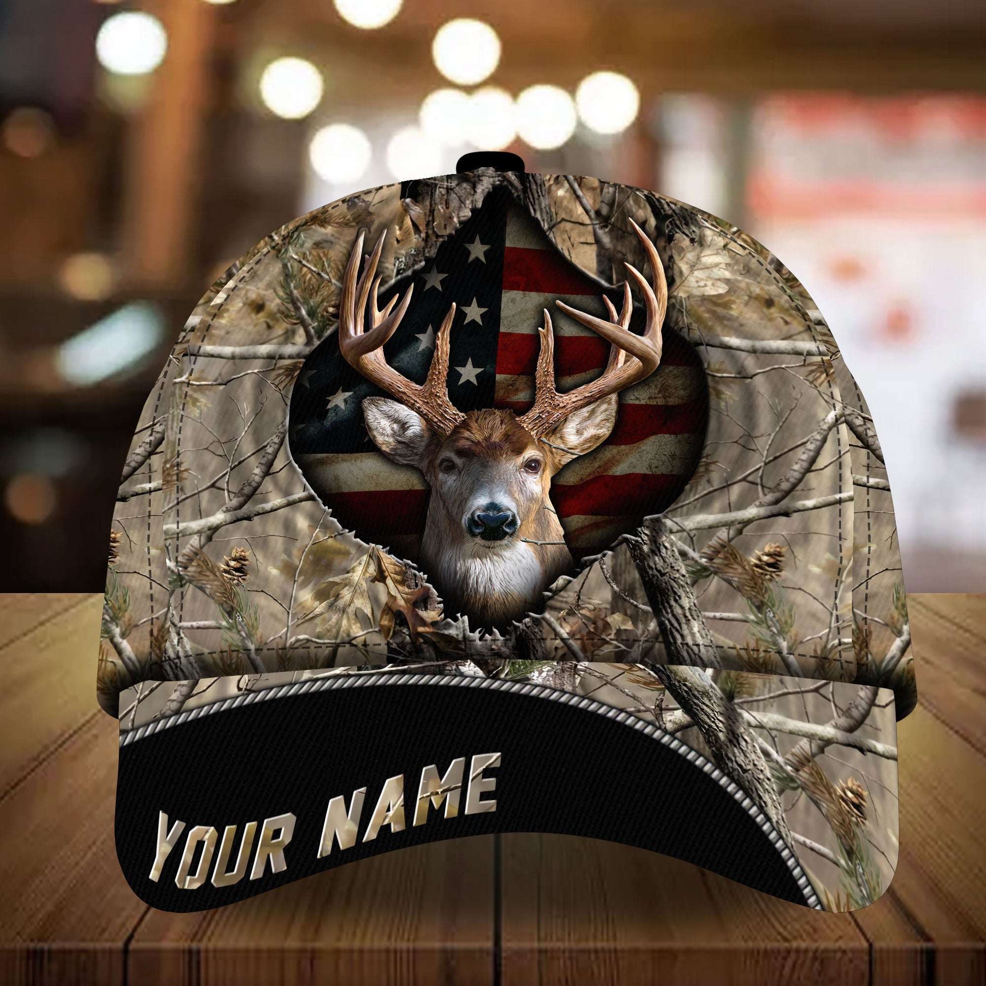 Premium Unique Gash Concept Deer Hunting Multicolored Cap Personalized Trucker Hats Custom Hats Gifts For Men & Women