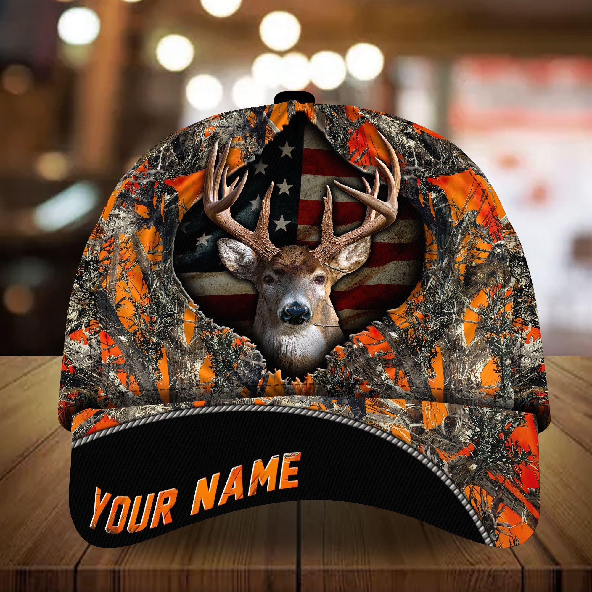 Premium Unique Gash Concept Deer Hunting Multicolored Cap Personalized Trucker Hats Custom Hats Gifts For Men & Women