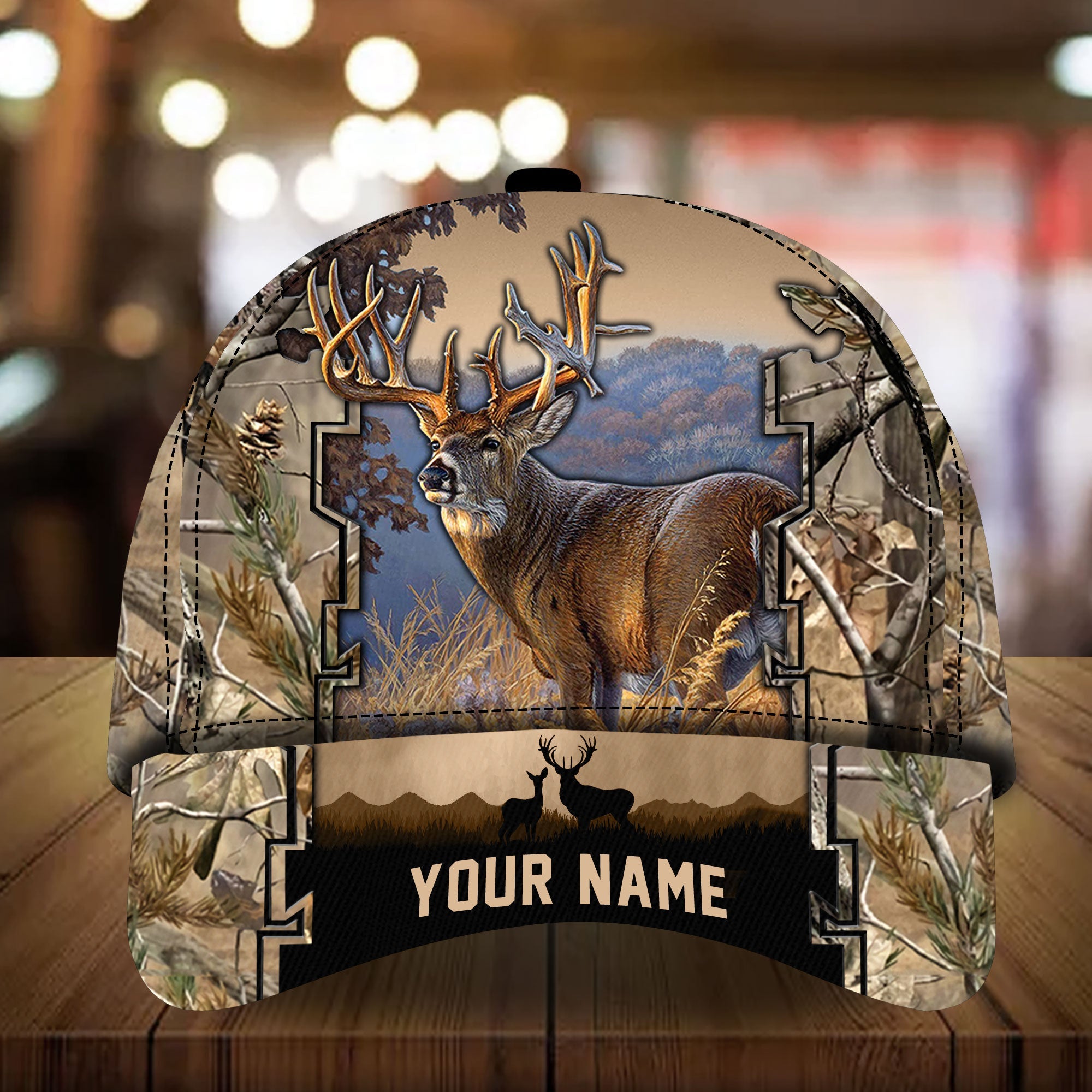 Premium Unique New Concept Deer Hunting Cap Technicolor Personalized Trucker Hats Custom Hats Gifts For Men & Women