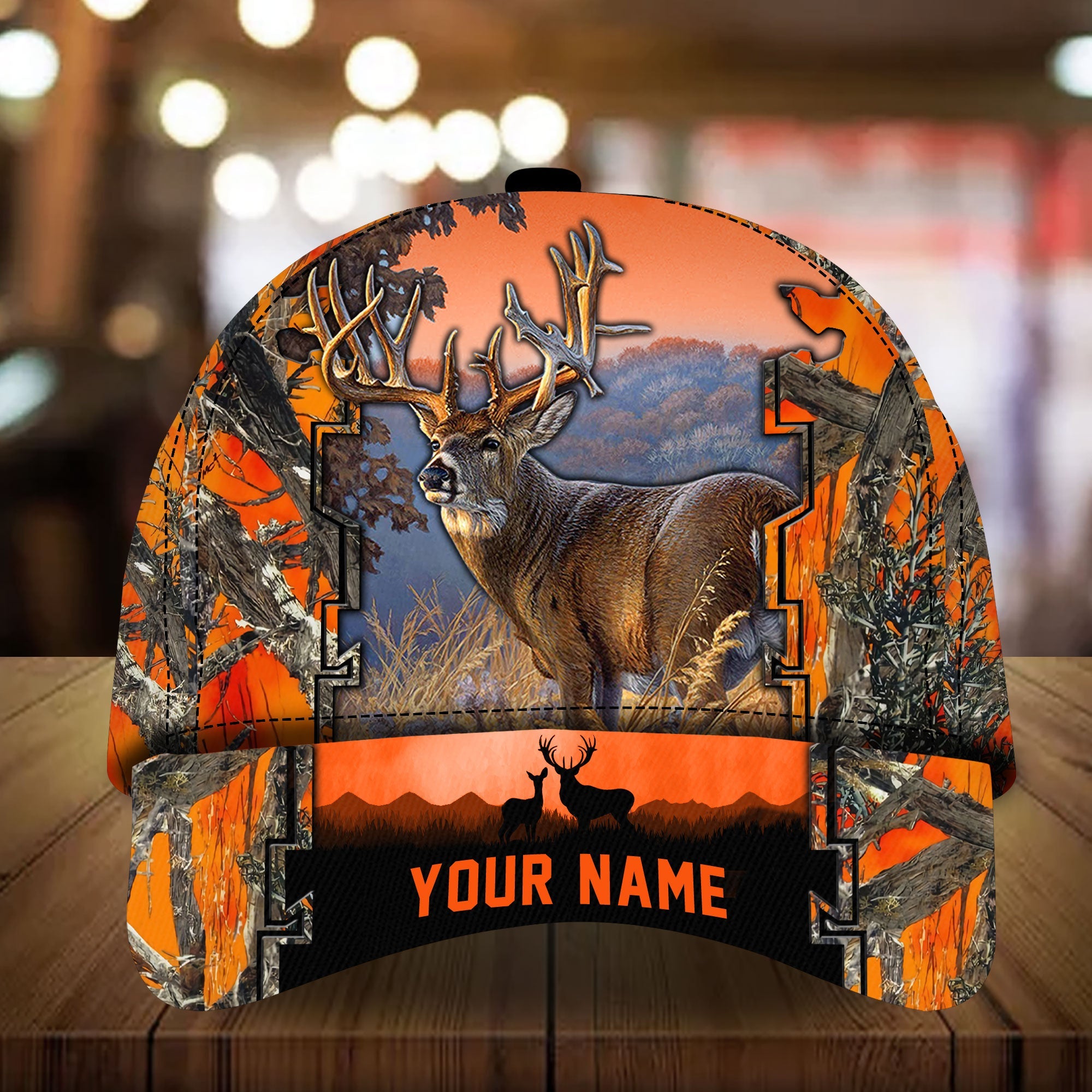 Premium Unique New Concept Deer Hunting Cap Technicolor Personalized Trucker Hats Custom Hats Gifts For Men & Women