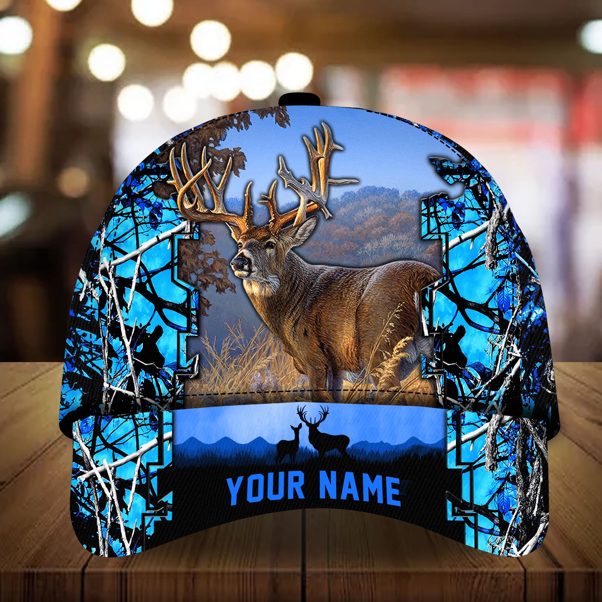 Premium Unique New Concept Deer Hunting Cap Technicolor Personalized Trucker Hats Custom Hats Gifts For Men & Women