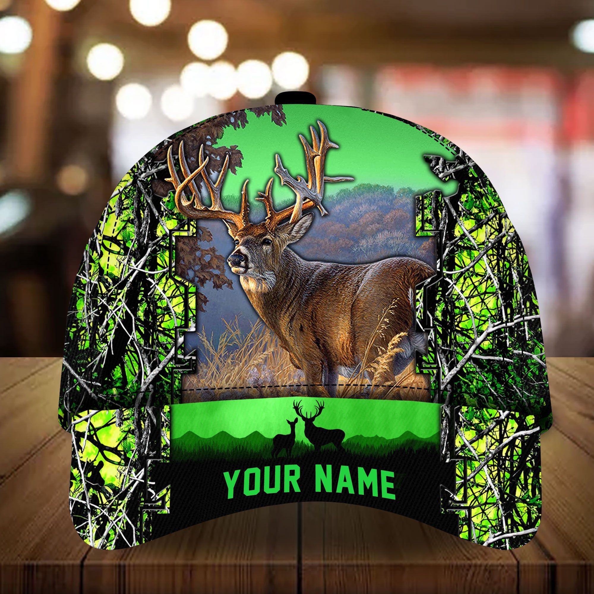 Premium Unique New Concept Deer Hunting Cap Technicolor Personalized Trucker Hats Custom Hats Gifts For Men & Women