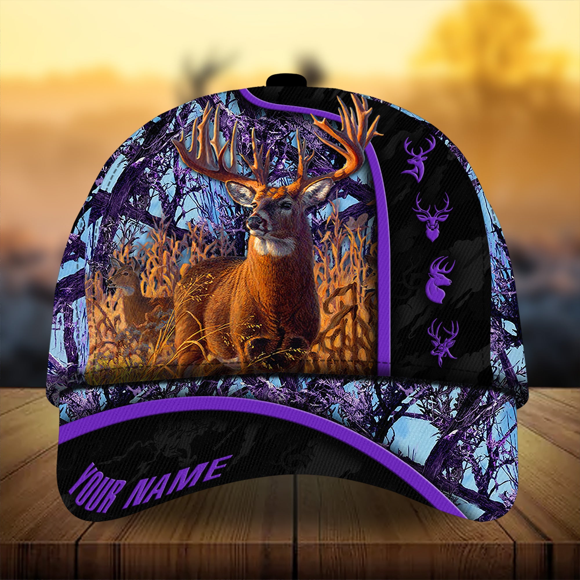 Premium Unique New Deer Hunting Hats 3D Printed Multicolored Personalized Trucker Hats Custom Hats Gifts For Men & Women