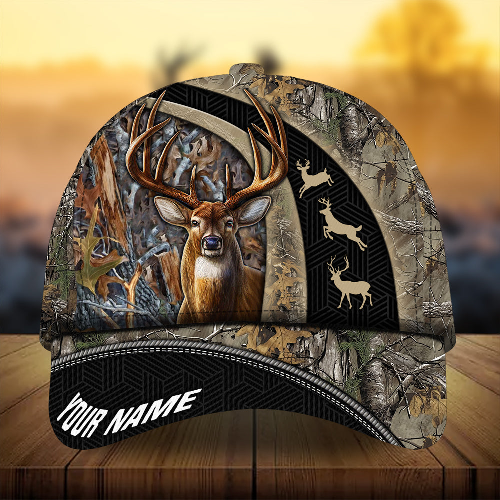 Premium Unique New Deer Hunting Hats 3D Printed Multicolored Personalized Trucker Hats Custom Hats Gifts For Men & Women