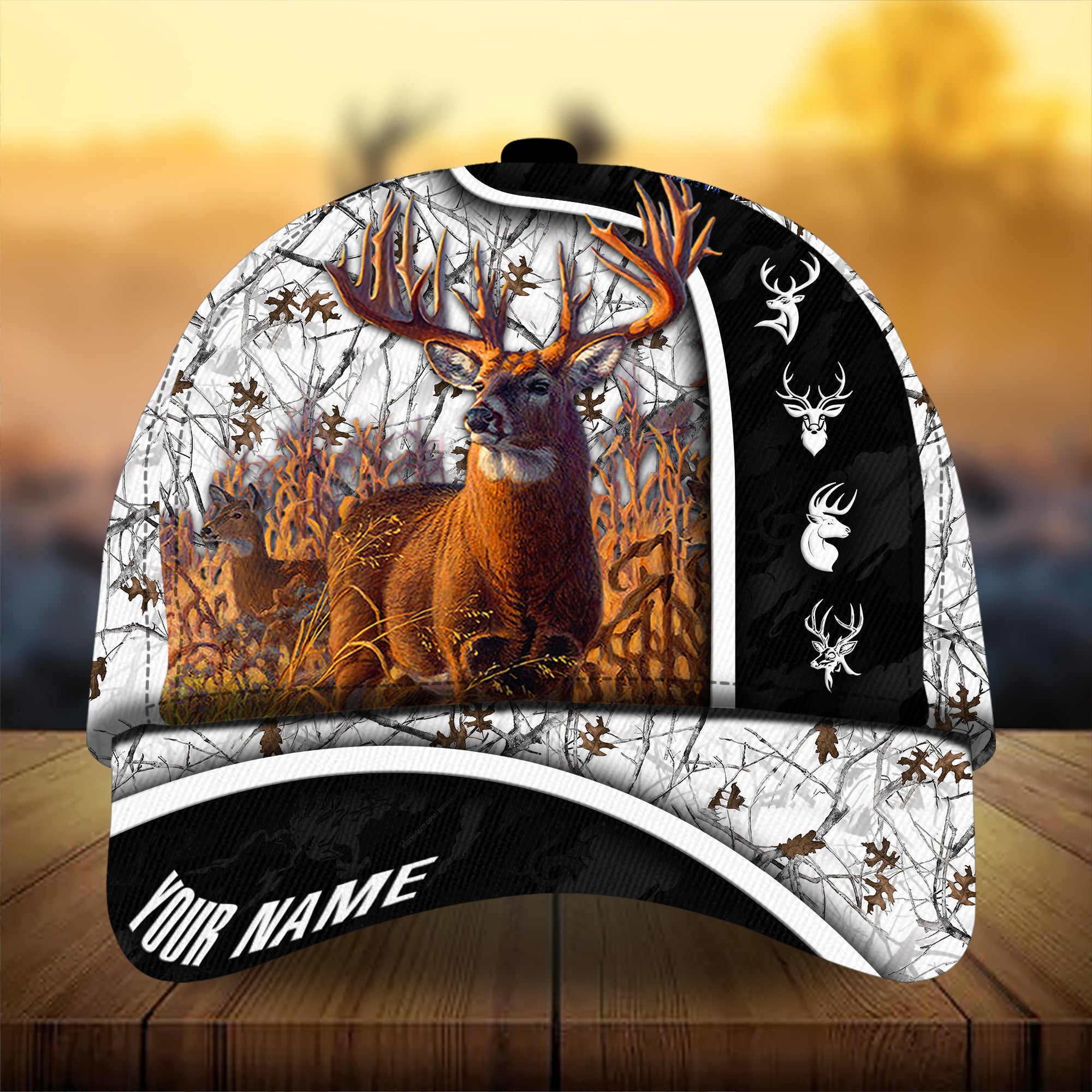 Premium Unique New Deer Hunting Hats 3D Printed Multicolored Personalized Trucker Hats Custom Hats Gifts For Men & Women