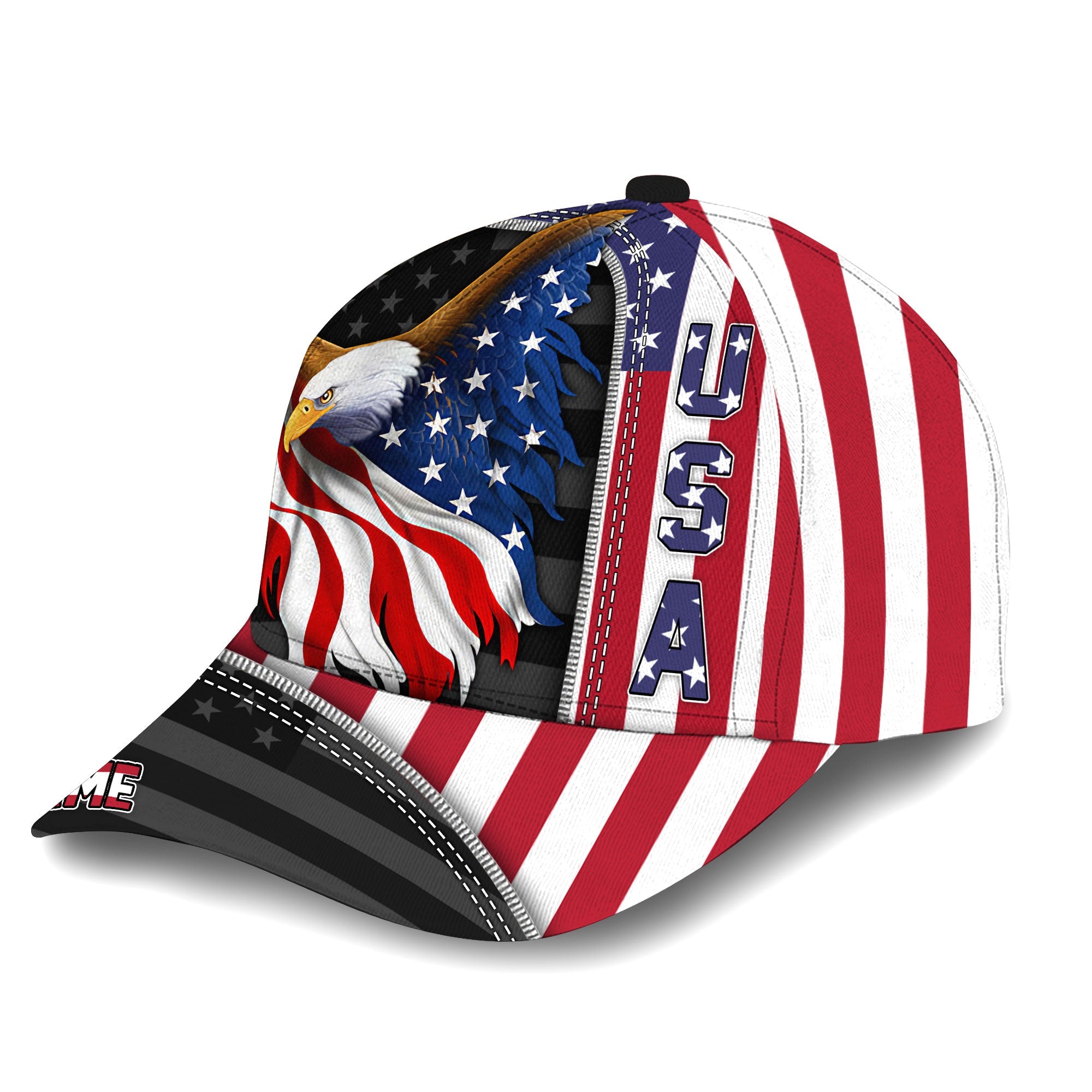 Premium Unique The Best Eagle Patriotic Cap Personalized Trucker Hats Custom Hats Gifts For Men & Women