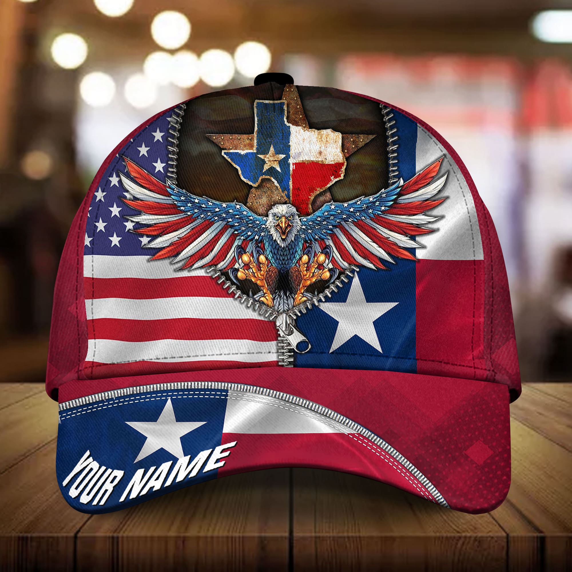 Premium United State Of Texas, Eagle 3D Hat Multicolor Personalized Trucker Hats Custom Hats Gifts For Men & Women