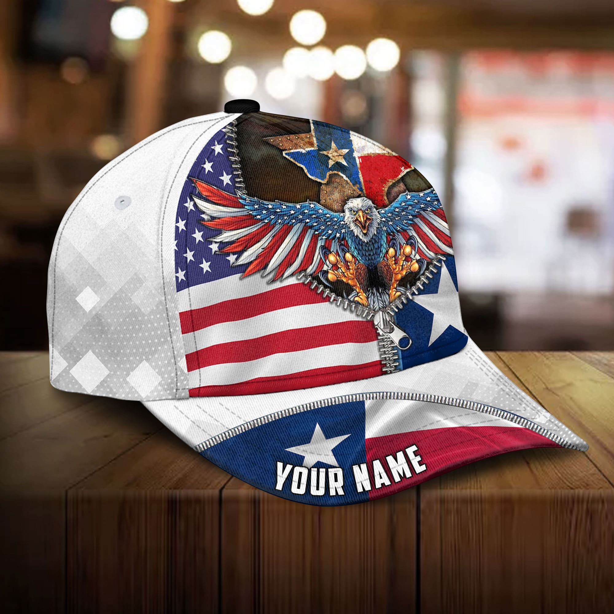Premium United State Of Texas, Eagle 3D Hat Multicolor Personalized Trucker Hats Custom Hats Gifts For Men & Women