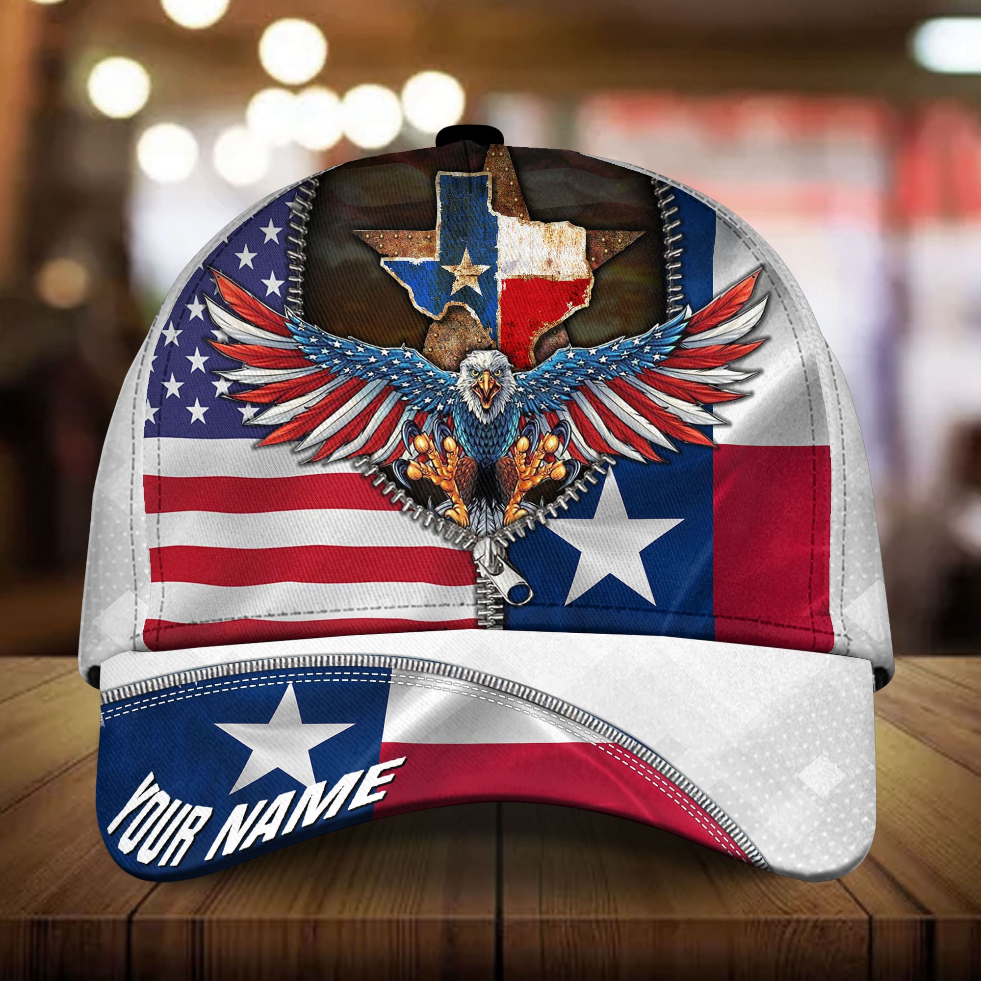 Premium United State Of Texas, Eagle 3D Hat Multicolor Personalized Trucker Hats Custom Hats Gifts For Men & Women