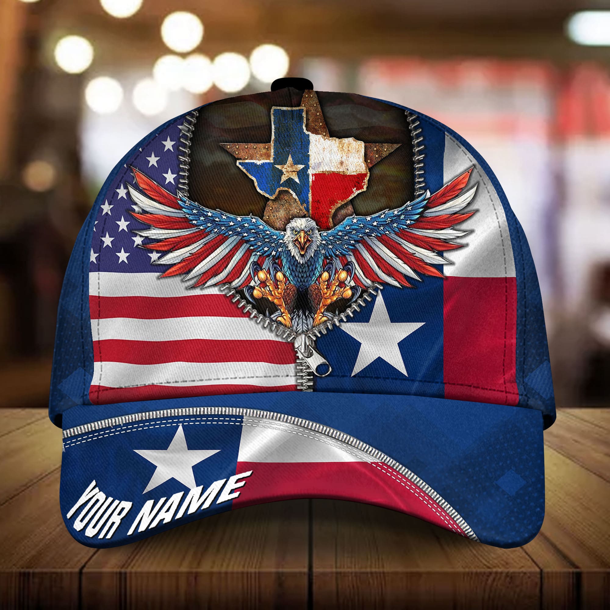 Premium United State Of Texas, Eagle 3D Hat Multicolor Personalized Trucker Hats Custom Hats Gifts For Men & Women
