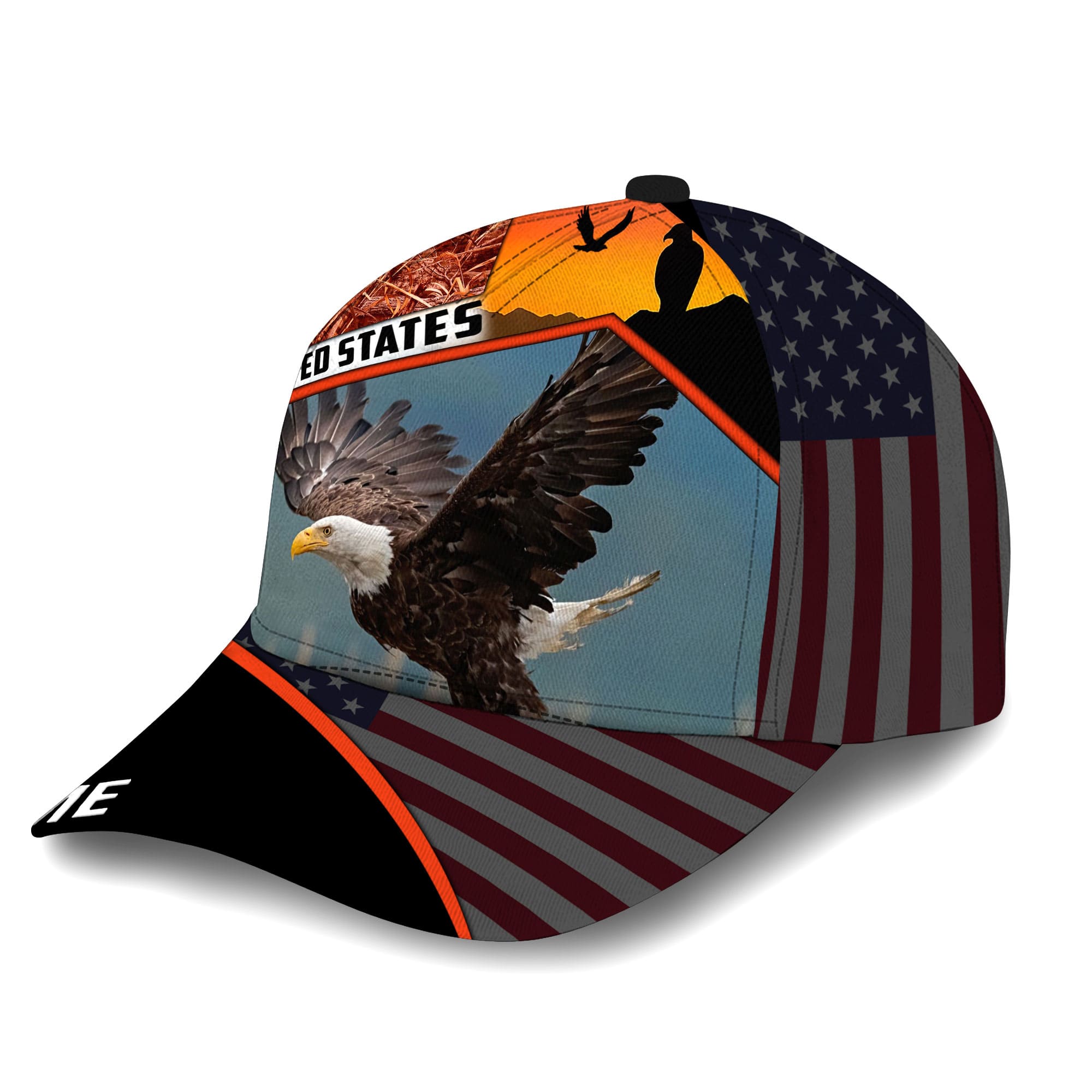 Premium United States Eagle 3D Cap America Patriot Hat Personalized Trucker Hats Custom Hats Gifts For Men & Women