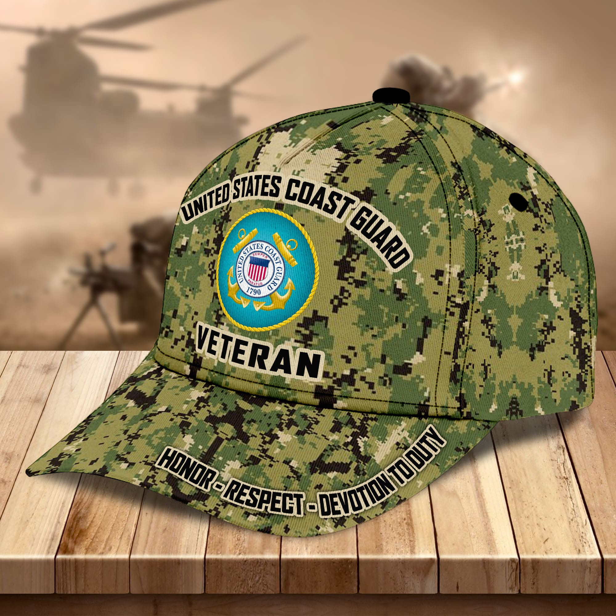 Premium US Military Services Veteran Cap Trucker Hats Custom Hats Gifts For Men & Women