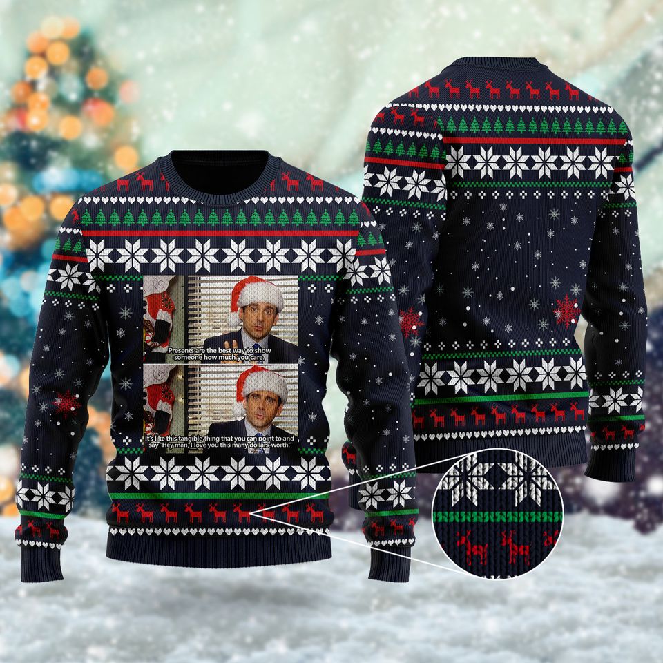 Presents Are The Best Way To Show Somebody 3D Shirt, TV Series Ugly Christmas Sweater