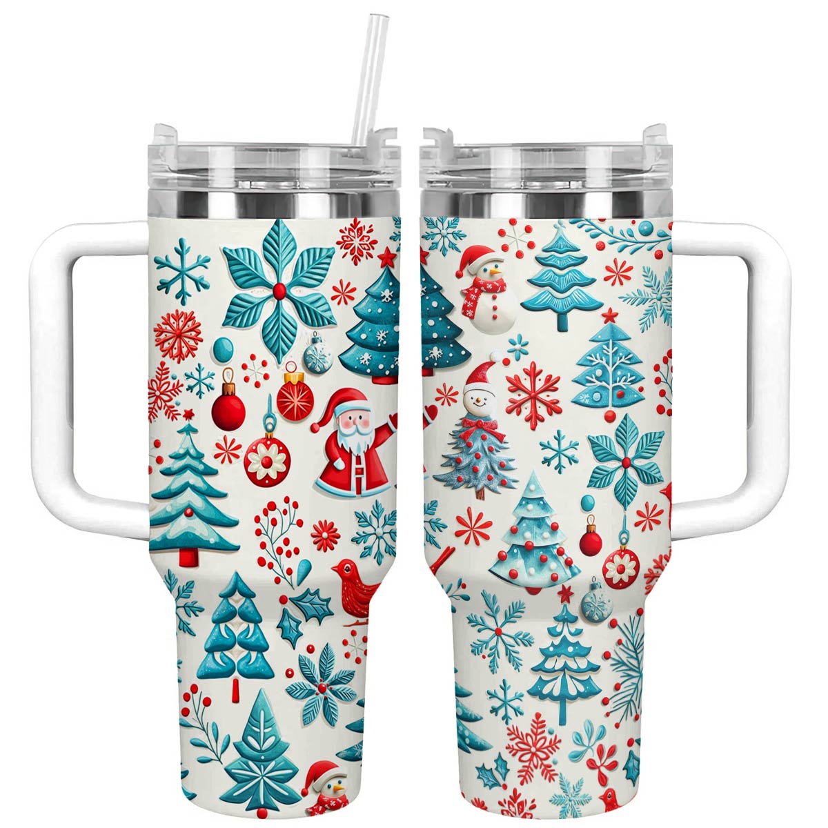 Pretty Christmas Custom Stanley Cup 40 oz 30 oz Tumbler With HandleTVC2301499