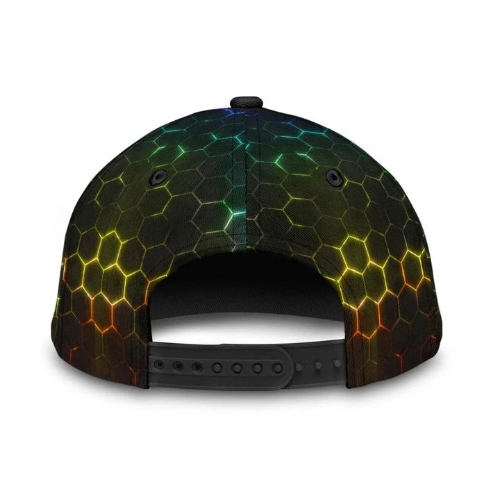 Pride Baseball Cap Hat For Gayman Fascinating Lgbt Pride Neon 3D Printing Baseball Cap Hat Trucker Hats Custom Hats Gifts For Men & Women