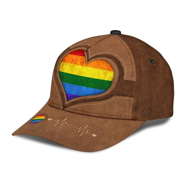 Pride Cap For Lesbian, Gaymer Best Gifts, Be Proud Be Visible Lgbt All Over Printed Baseball Cap Hat Trucker Hats Custom Hats Gifts For Men & Women