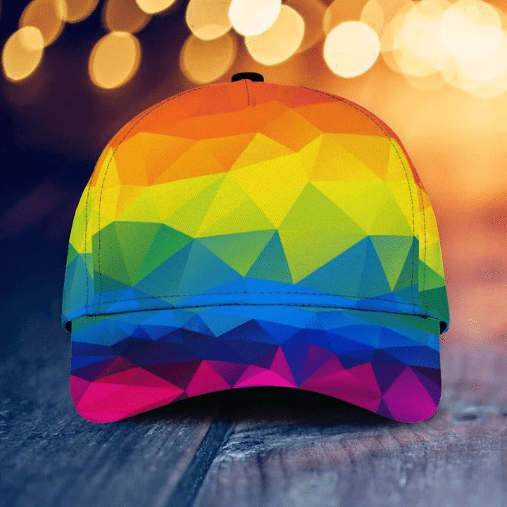 Pride Cap For LGBTQ, LGBT Printing Baseball Cap Hat 404 Not Found, All Over Print 3D Gay Lesbian Cap Trucker Hats Custom Hats Gifts For Men & Women