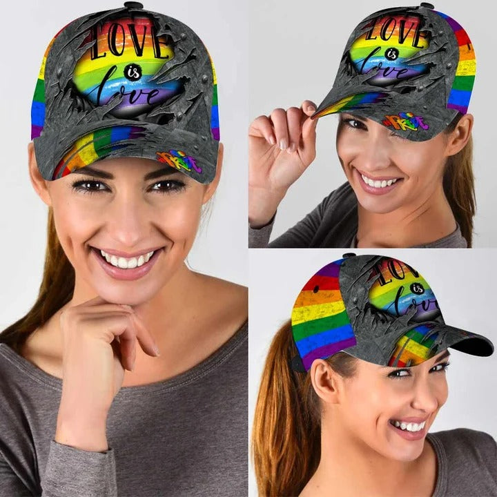 Pride Cap For LGBTQ, Pride Nonbinary Baseball Cap, Lesbian Couple Gifts, Best Gifts For Gay Friend Trucker Hats Custom Hats Gifts For Men & Women