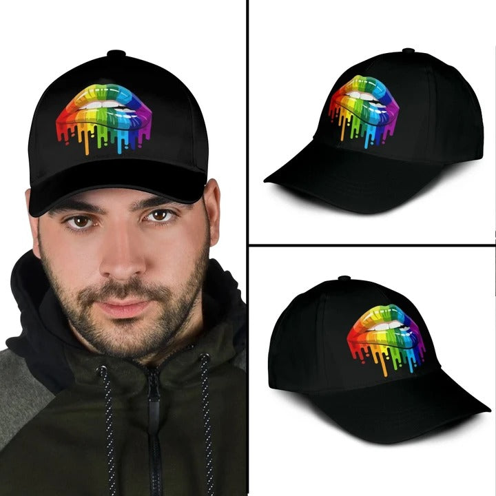 Pride Cap For LGBTQ, Pride Nonbinary Baseball Cap, Lesbian Couple Gifts, Best Gifts For Gay Friend Trucker Hats Custom Hats Gifts For Men & Women