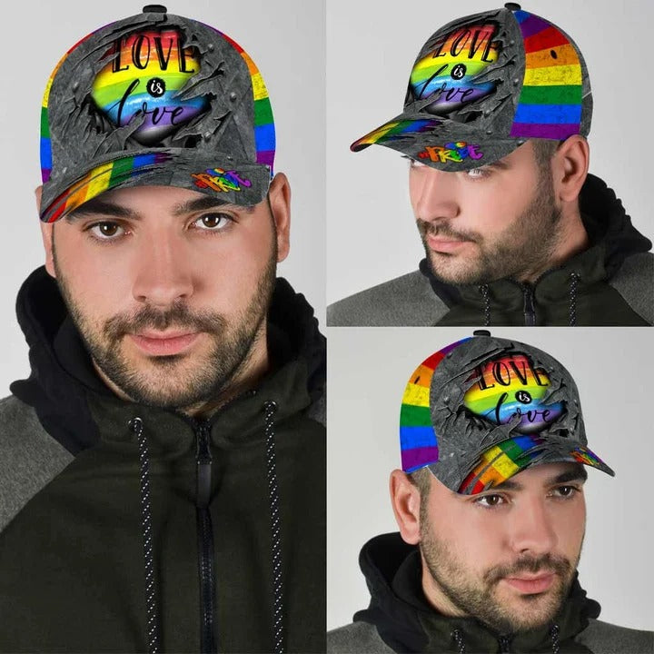 Pride Cap For LGBTQ, Pride Nonbinary Baseball Cap, Lesbian Couple Gifts, Best Gifts For Gay Friend Trucker Hats Custom Hats Gifts For Men & Women