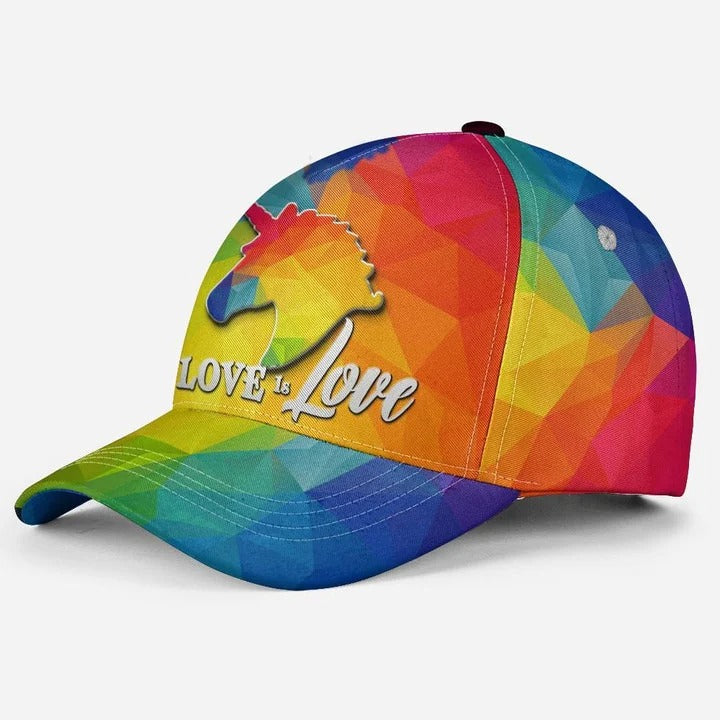 Pride Cap Lgbt Unicorn Love Is Love Lgbt Printing Baseball Cap Hat, Pride Accessories Trucker Hats Custom Hats Gifts For Men & Women