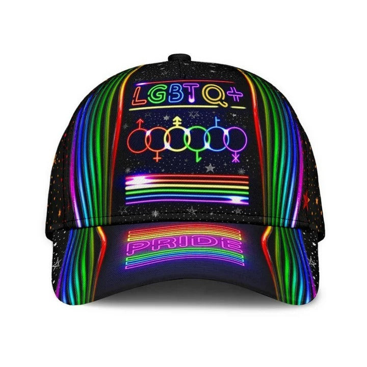 Pride Classic Cap, Lgbt Unicorn Printing Baseball Cap Hat Feeling Magical, Gift For Gaymer Trucker Hats Custom Hats Gifts For Men & Women