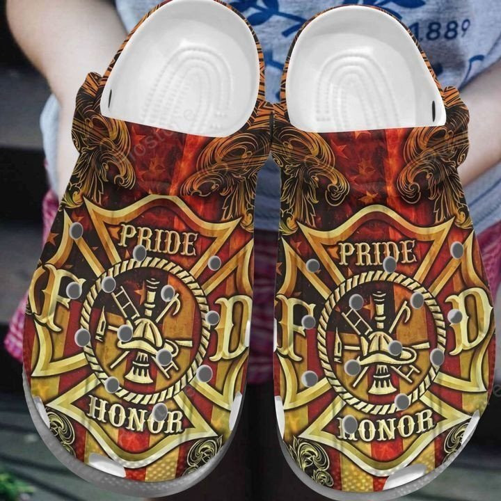 Pride Honor Fireman Shoes - Firefighter clogs Gifts