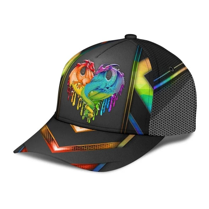 Pride Rainbow Colors Baseball Cap, Beagle In Dog Years I'm Gay LGBT 3D Print Baseball Cap Hat Trucker Hats Custom Hats Gifts For Men & Women