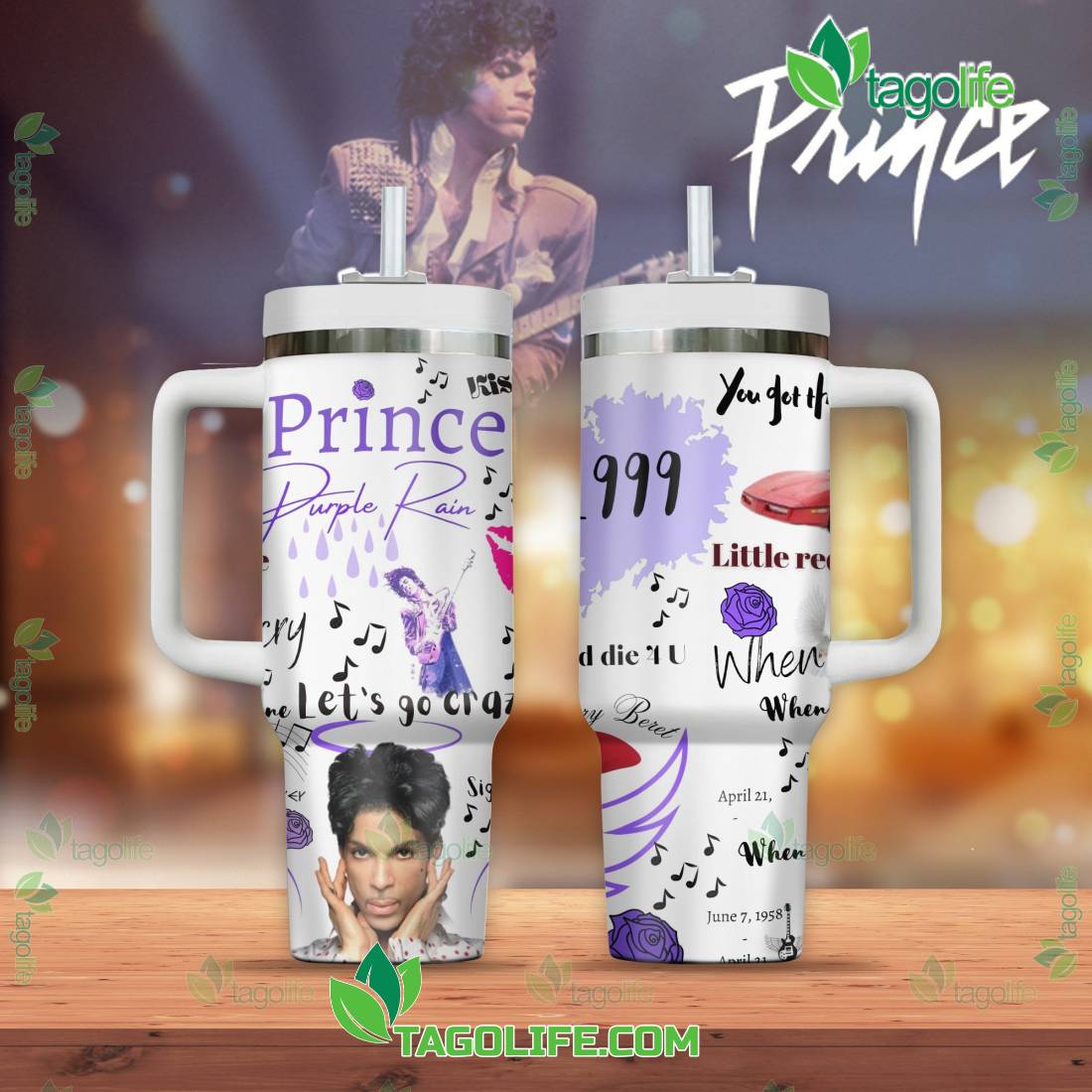 Prince Music Custom Stanley Cup 40 oz 30 oz Tumbler With HandleTVC2301984