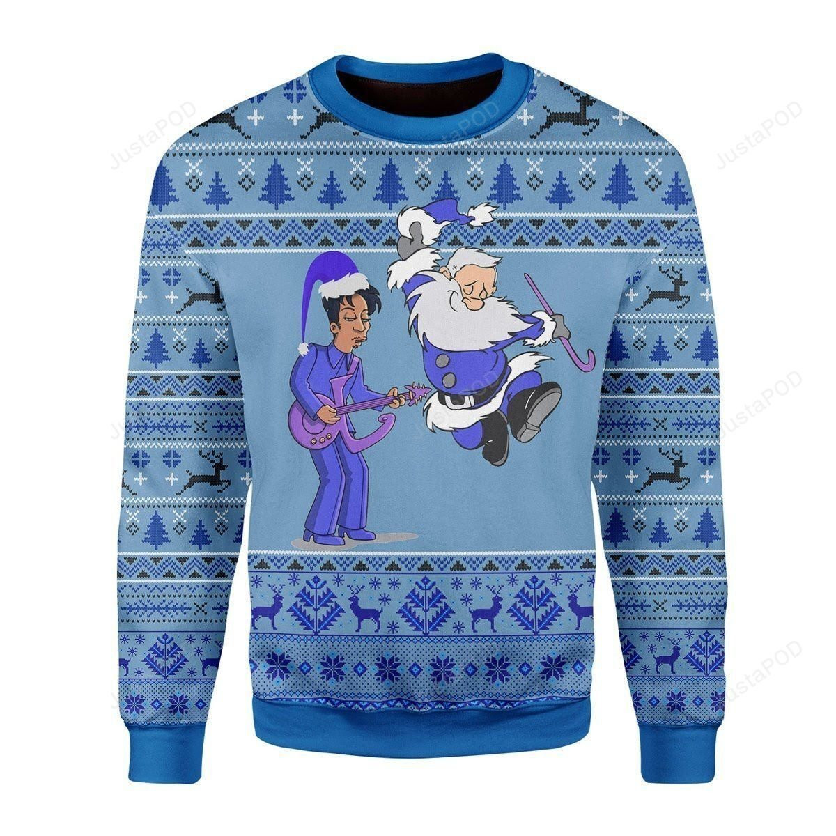 Prince Rogers Nelson Life Is Just A Party &Amp;Amp; Parties Weren'T Mean To Last Ugly Christmas Sweater Adult 3D Funny Matching for family - Image 2