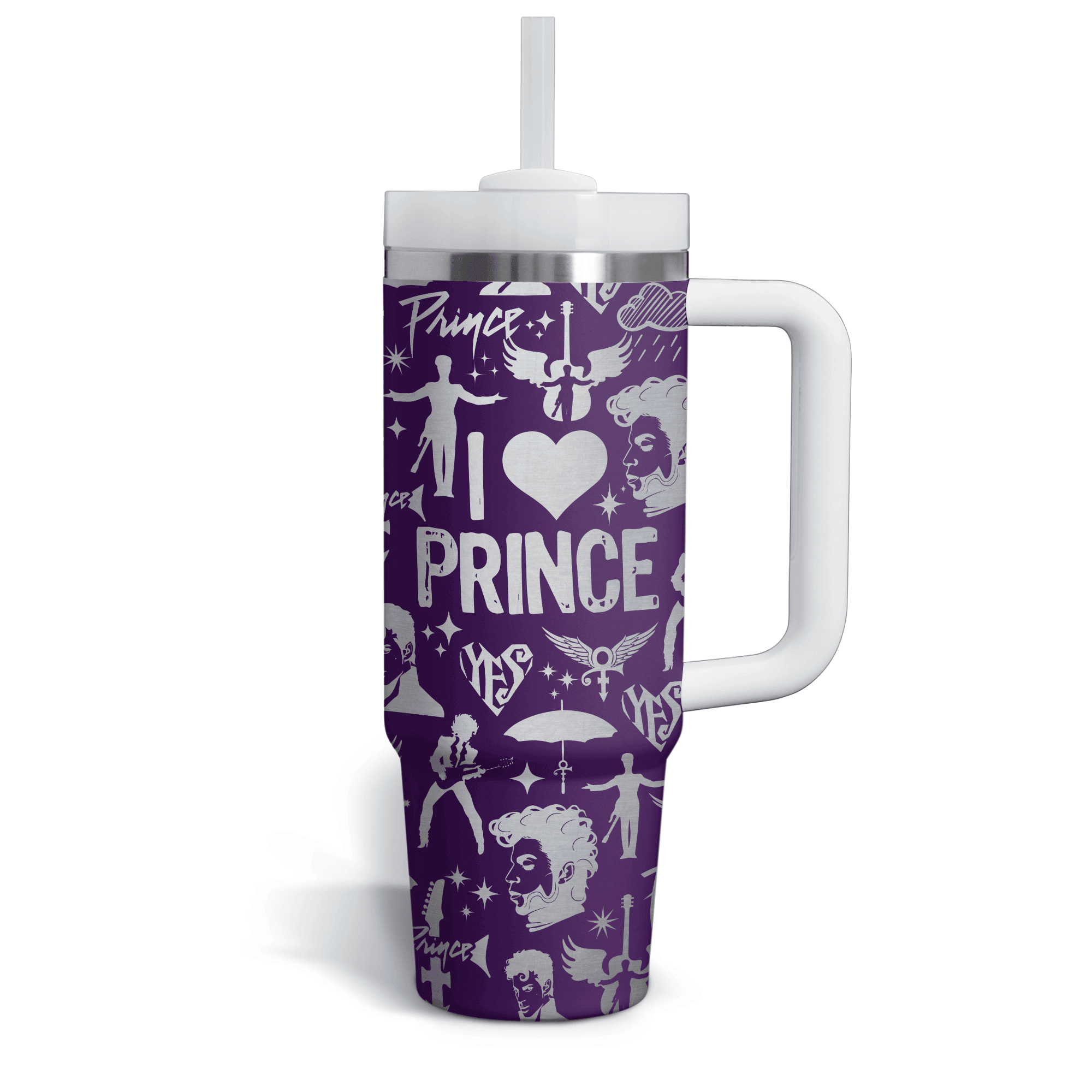 Prince Rogers Nelson Music Custom Stanley Cup 40 oz 30 oz Tumbler With HandleTVC2301766 - Image 3