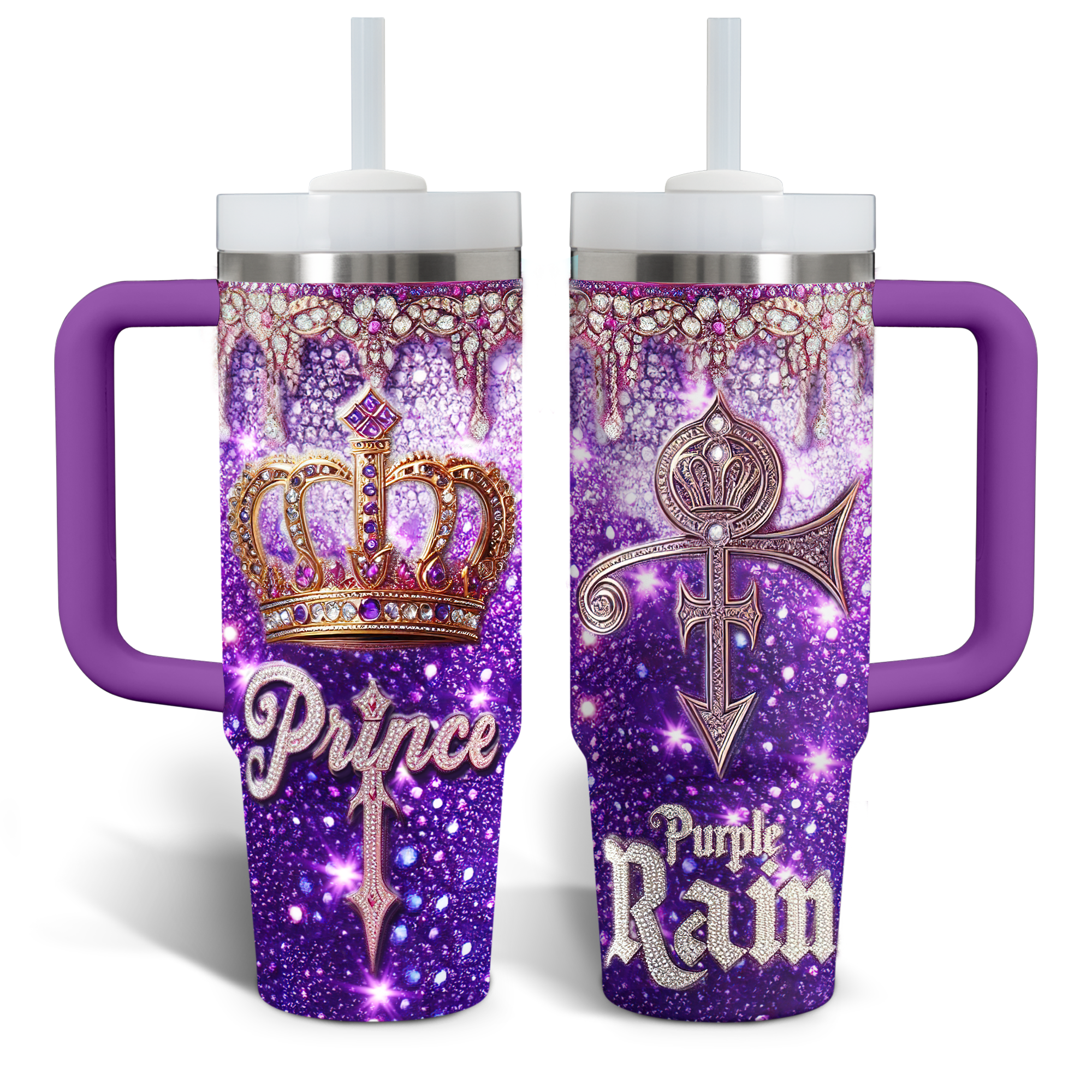 Prince Rogers Nelson Music Custom Stanley Cup 40 oz 30 oz Tumbler With HandleTVC2301766 - Image 4