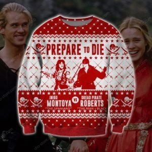 Princess Bride Funny 3D All Over Print Christmas Sweater, Ugly Christmas Sweater Adult 3D Funny Matching for family