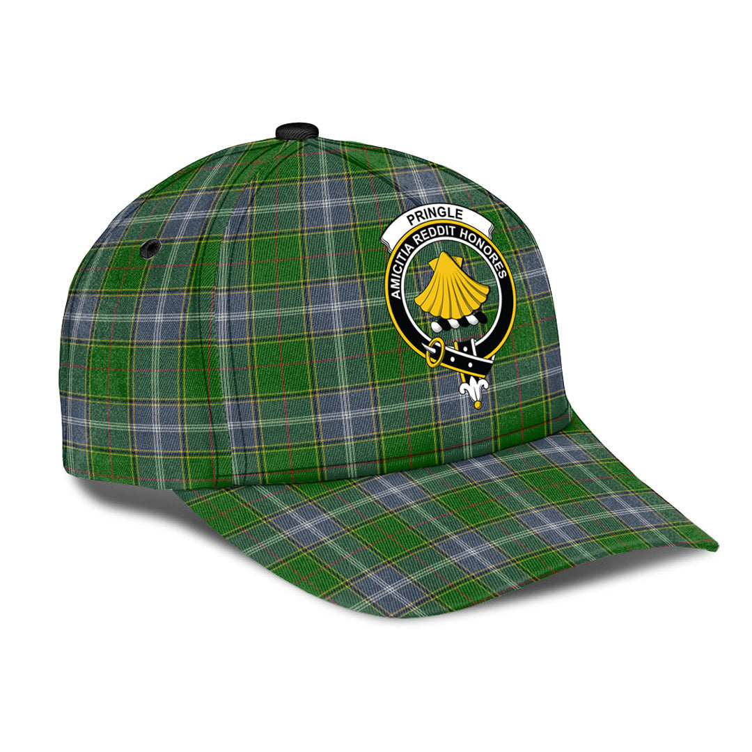Pringle Tartan Baseball Cap, Tartan Plaid Cap with Family Crest K23 Trucker Hats Custom Hats Gifts For Men & Women