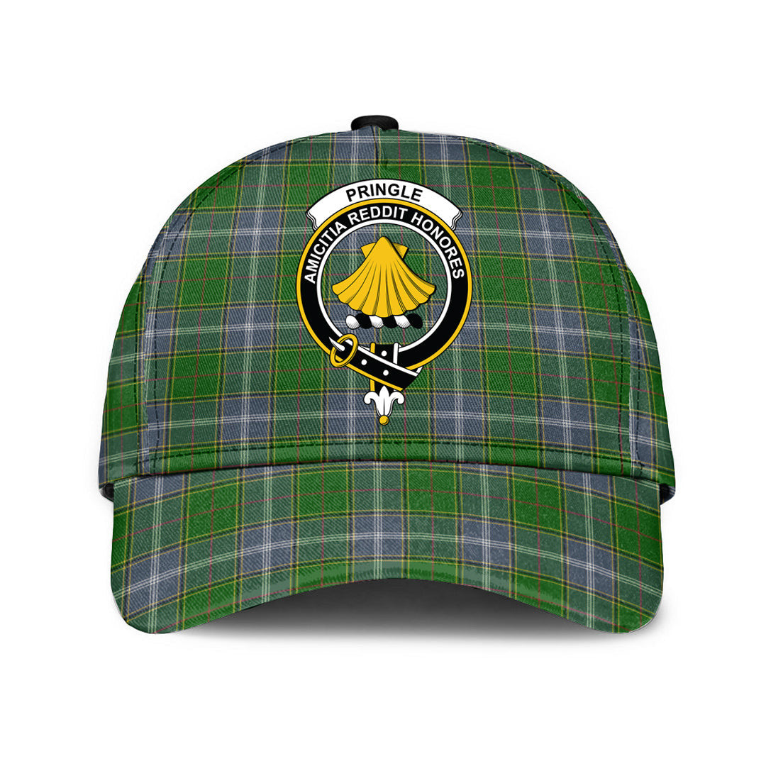 Pringle Tartan Baseball Cap, Tartan Plaid Cap with Family Crest K23 Trucker Hats Custom Hats Gifts For Men & Women