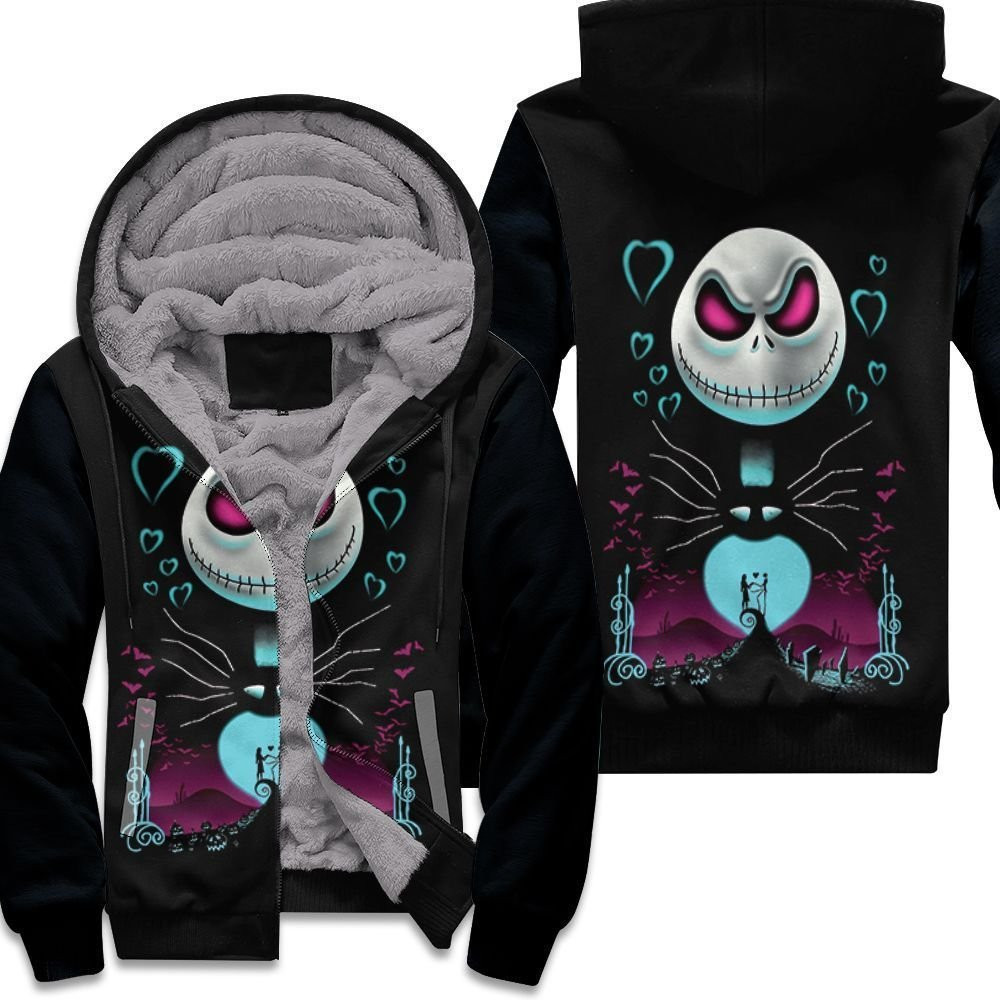 Printed Nightmare Before Christmas Jack Skellingtons 3D All Over Print Hoodie, Zip Hoodie