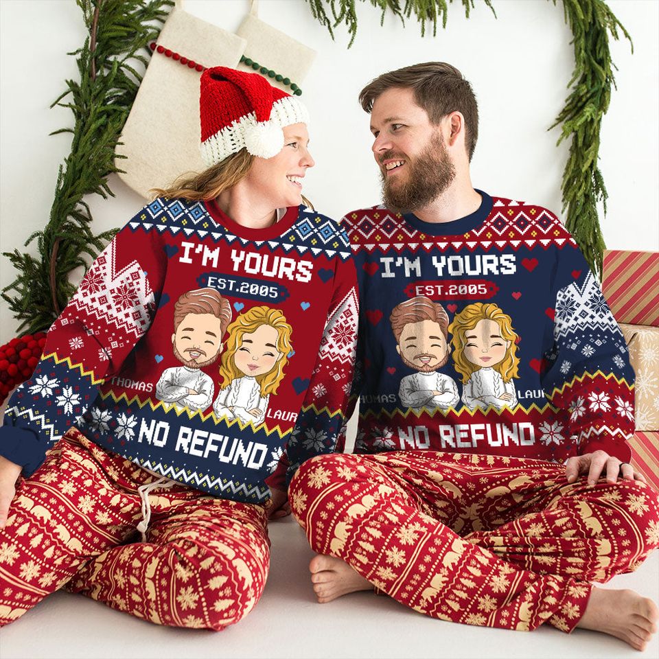 Printerval I’m Yours Custom Couple Sweatshirt - Personalized Gift - Image 2