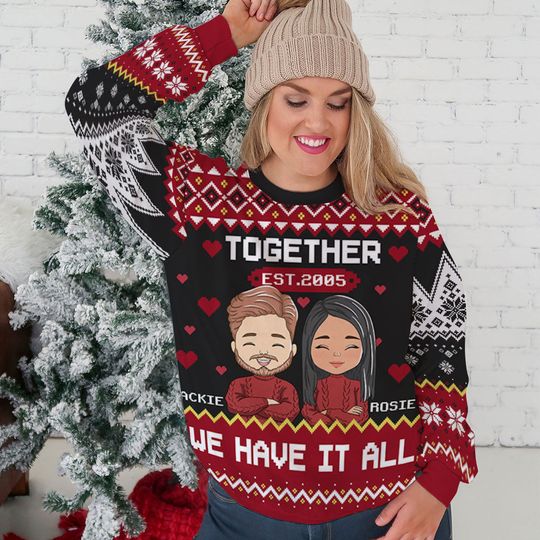 Printerval I’m Yours Custom Couple Sweatshirt - Personalized Gift - Image 6