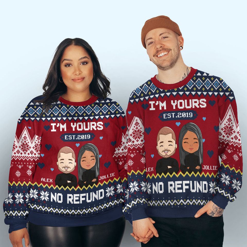 Printerval I’m Yours Custom Couple Sweatshirt - Personalized Gift