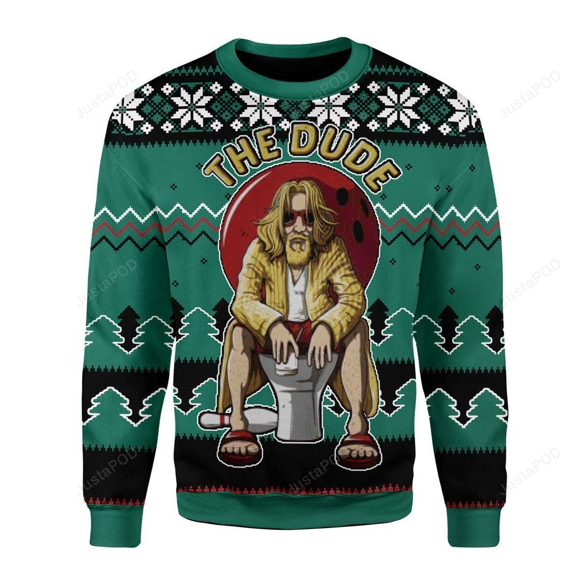 Printkay Unisex Ugly Christmas Sweater Adult 3D Funny Matching for family
