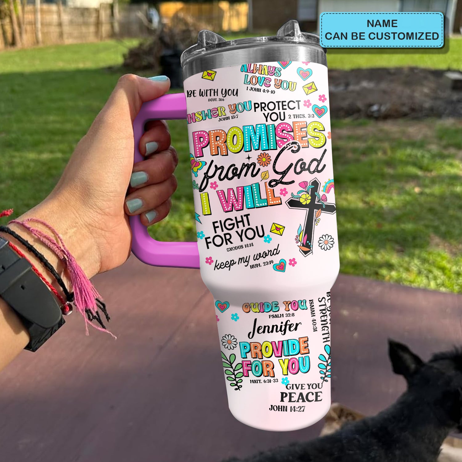 Promise From God Custom Stanley Cup 40 oz 30 oz Tumbler With HandleTVC2301722