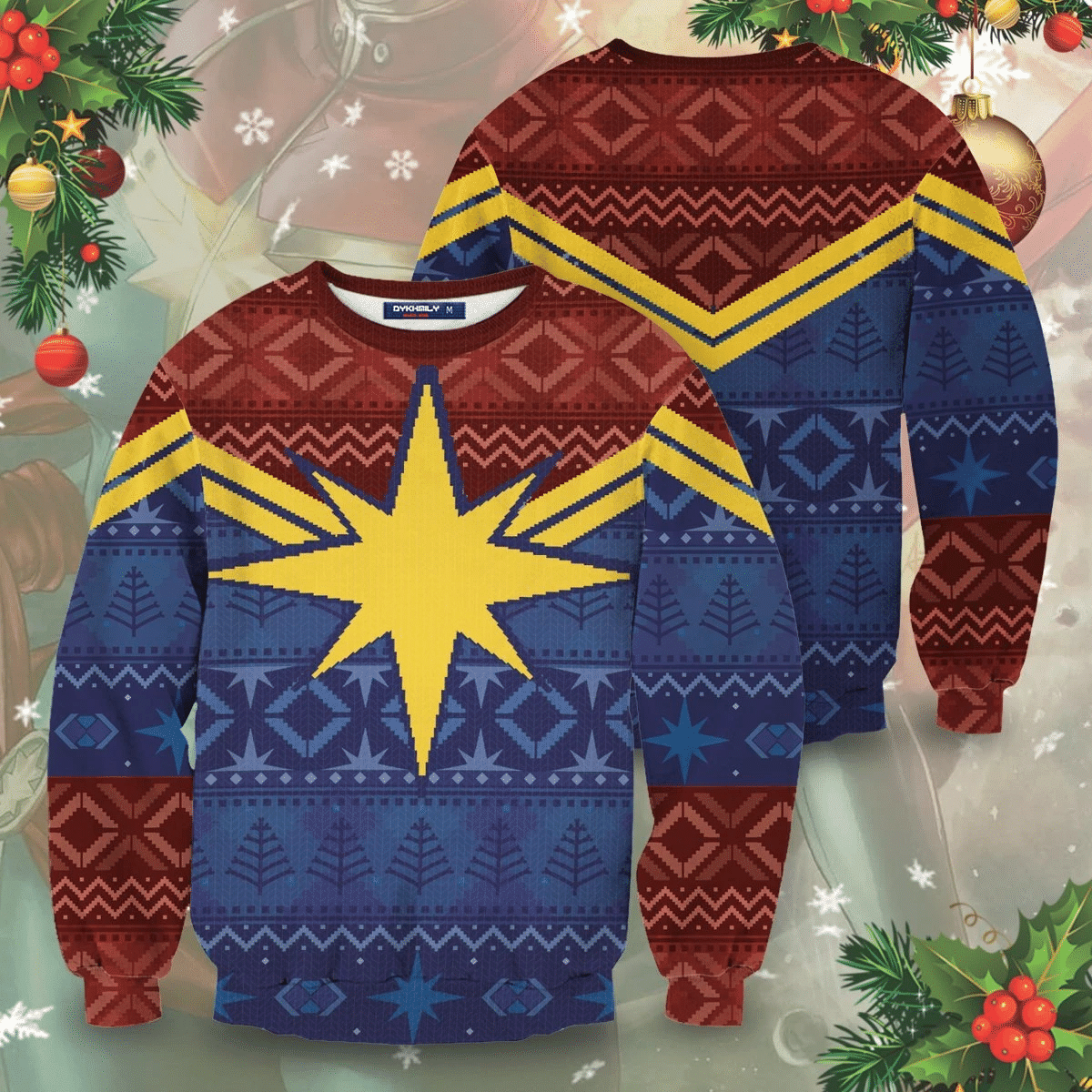 Protector Of Christmas Skies Ugly Christmas Sweater Adult 3D Funny Matching for family