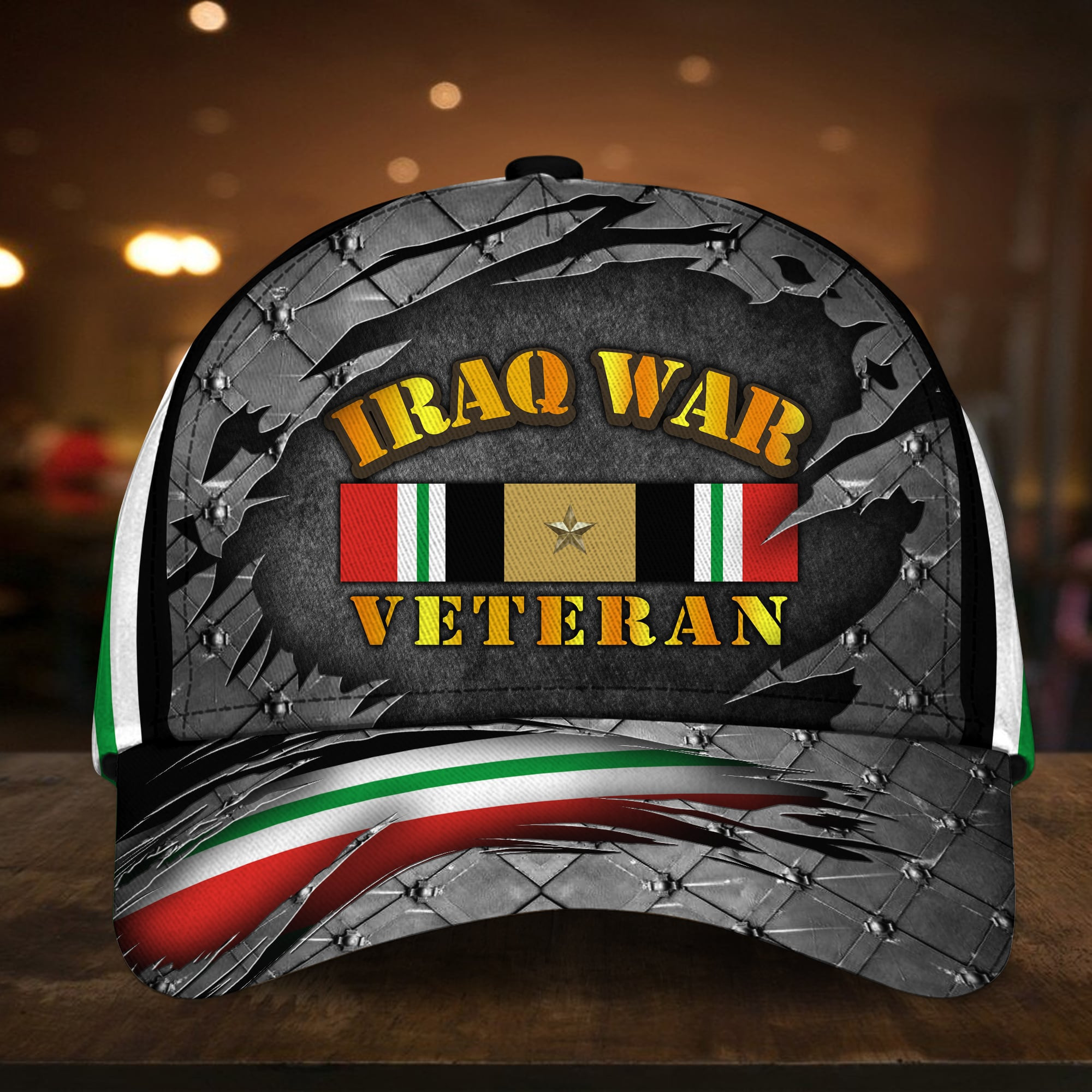 Proud To Have Served Vietnam Veteran 3D Printed Cap Iron Camo Cap Trucker Hats Custom Hats Gifts For Men & Women